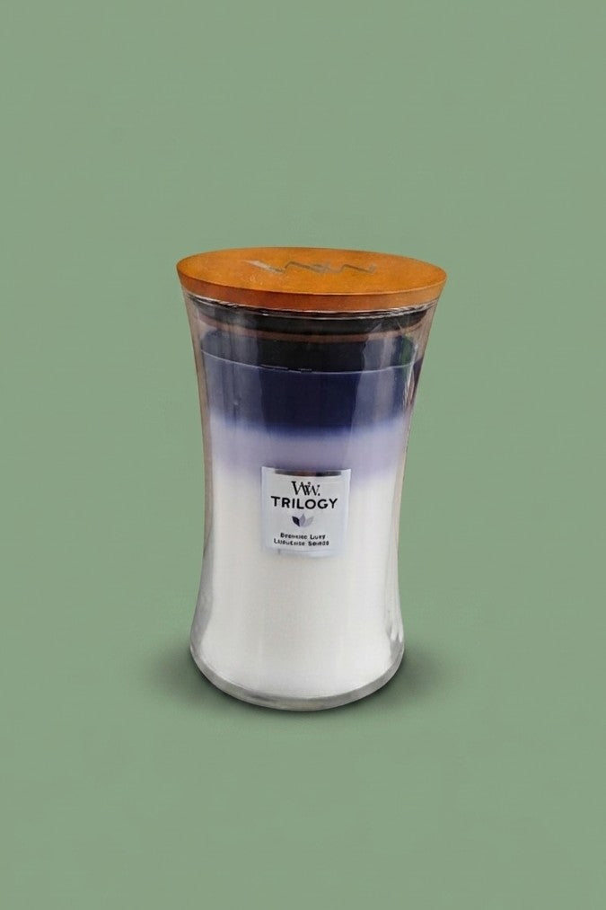 Bougie WoodWick Trilogy Large Luxueuse Soirée