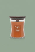 Bougie WoodWick Medium Safran Fumé
