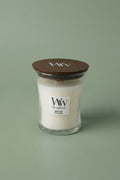 Bougie WoodWick Medium Teck blanc