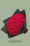 bouquet de rose rouge 100