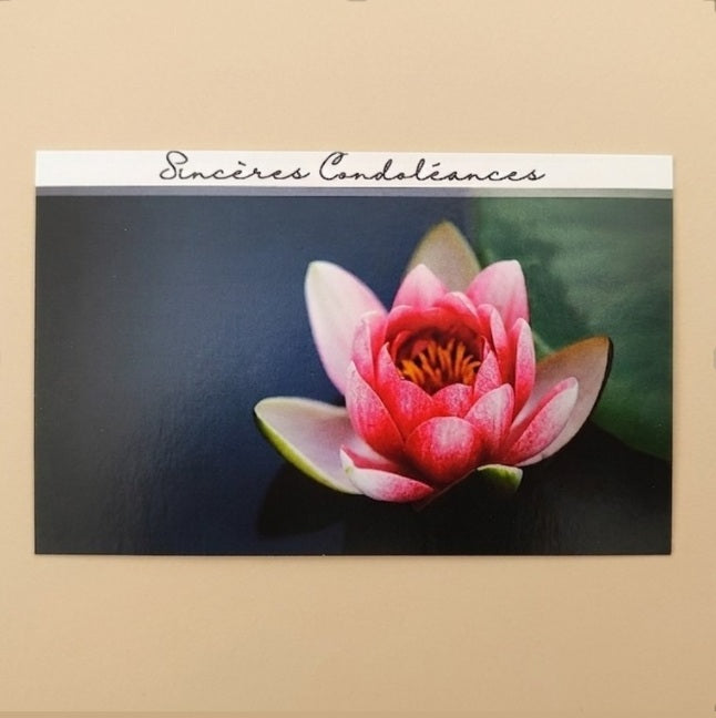 Carte de condoléances