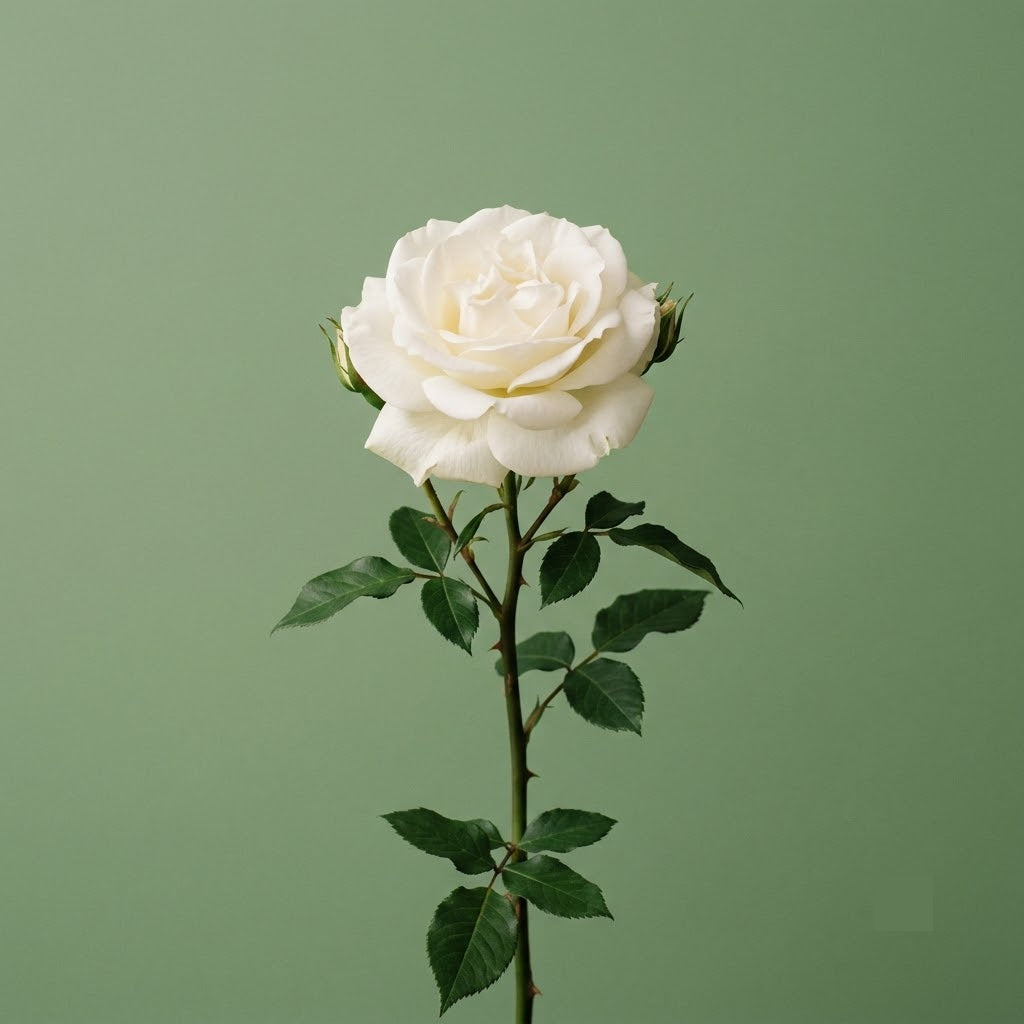 Rose blanche supplémentaire
