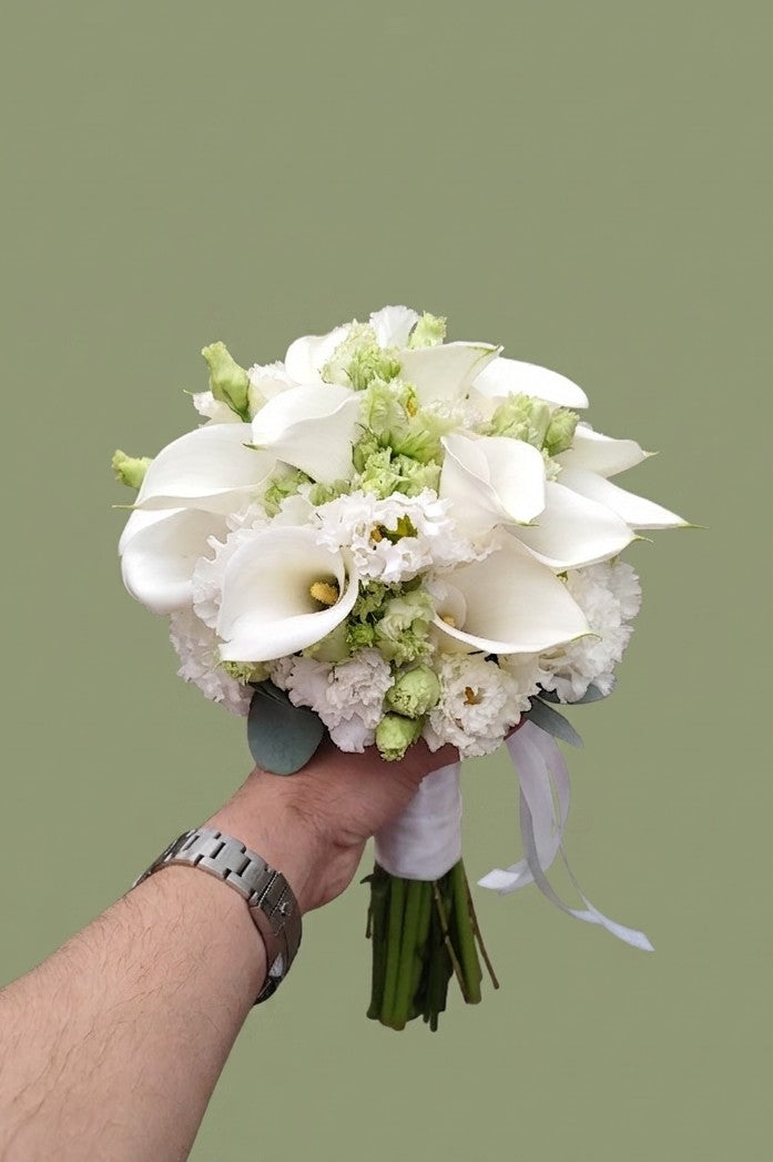 Bouquet de mariée de calas 002