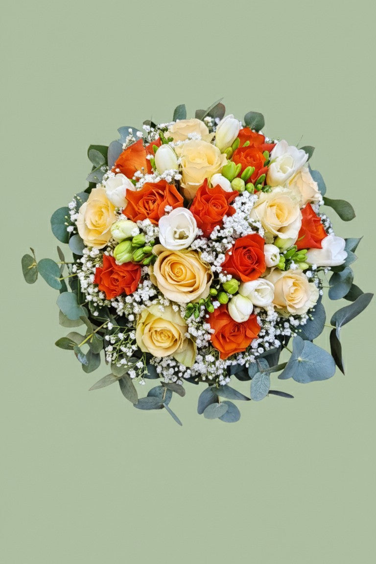 Bouquet de mariée coloré 007