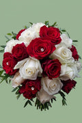 Bouquet de mariée en roses 001