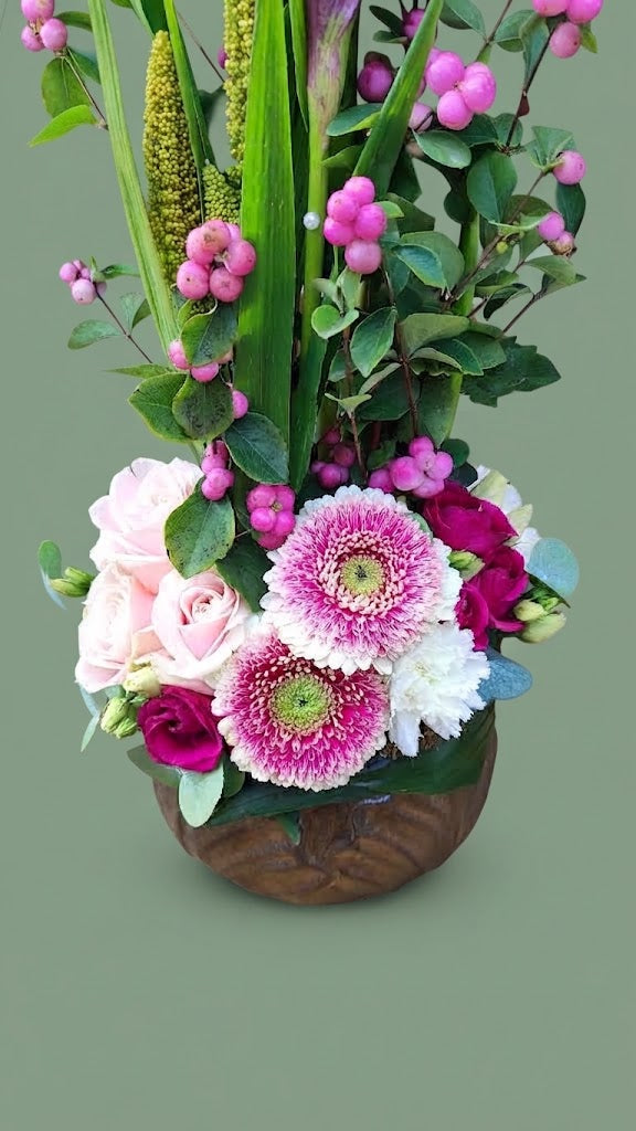 Montage de fleurs hauteur 008