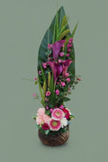 Montage de fleurs hauteur 008