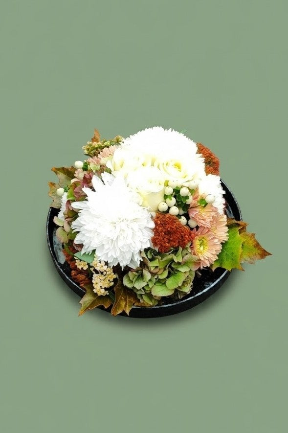 Montage de fleurs automnal 003