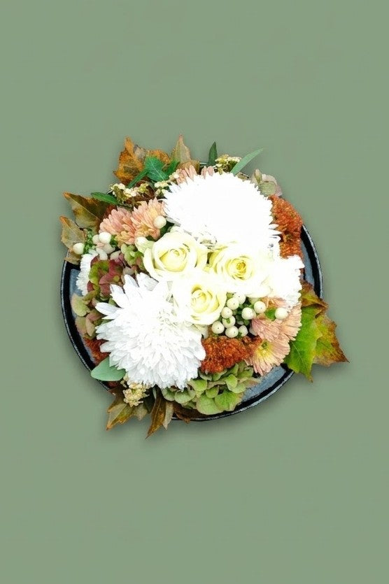 Montage de fleurs automnal 003